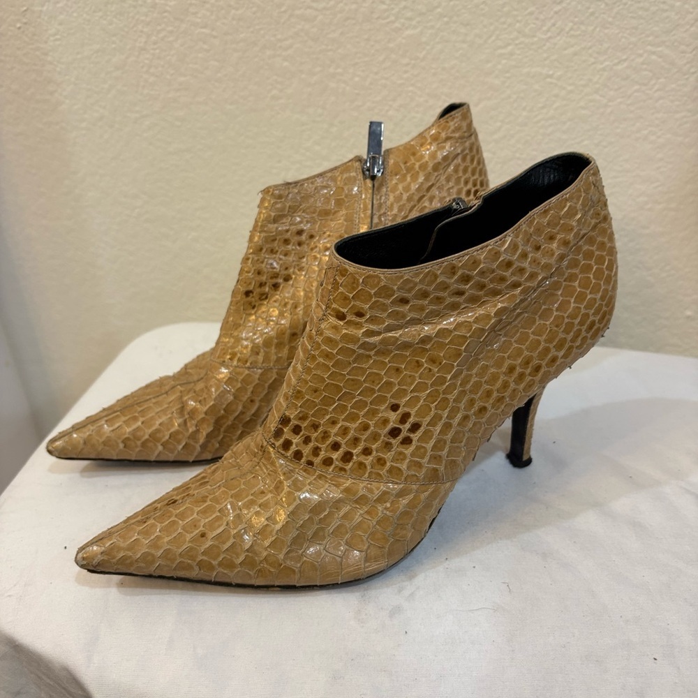 Yves Saint Laurent Vintage Snakeskin Boots - Picture 6 of 10